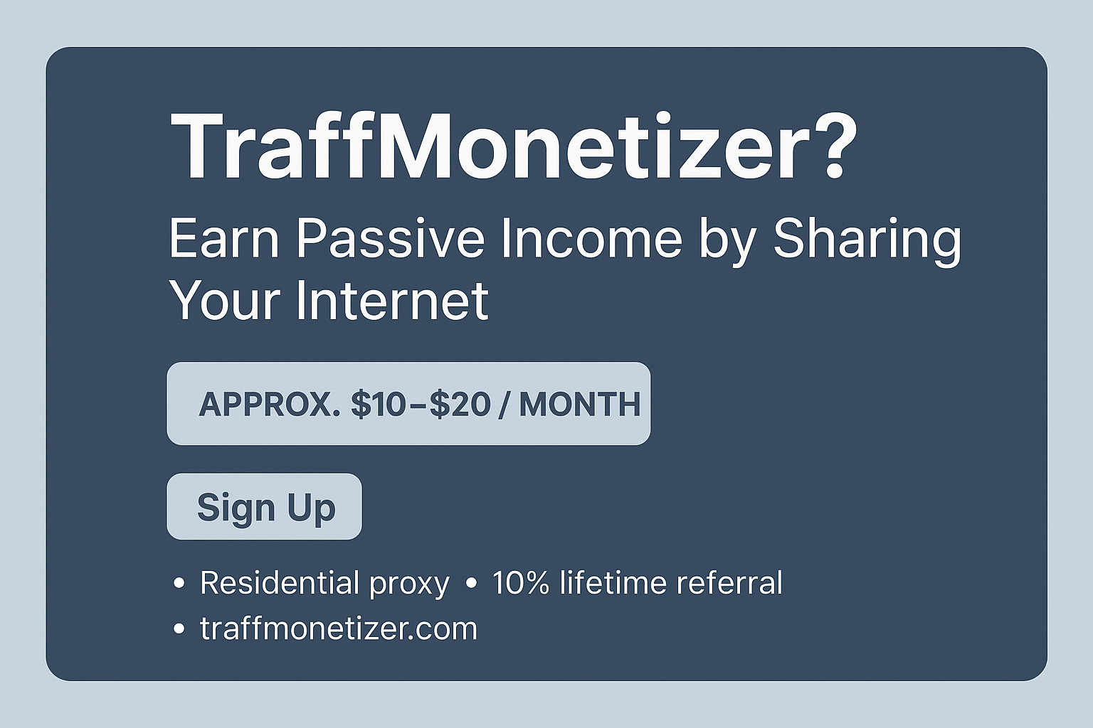TraffMonetizer Review 2025: Earn Passive Income by Sharing Your Internet