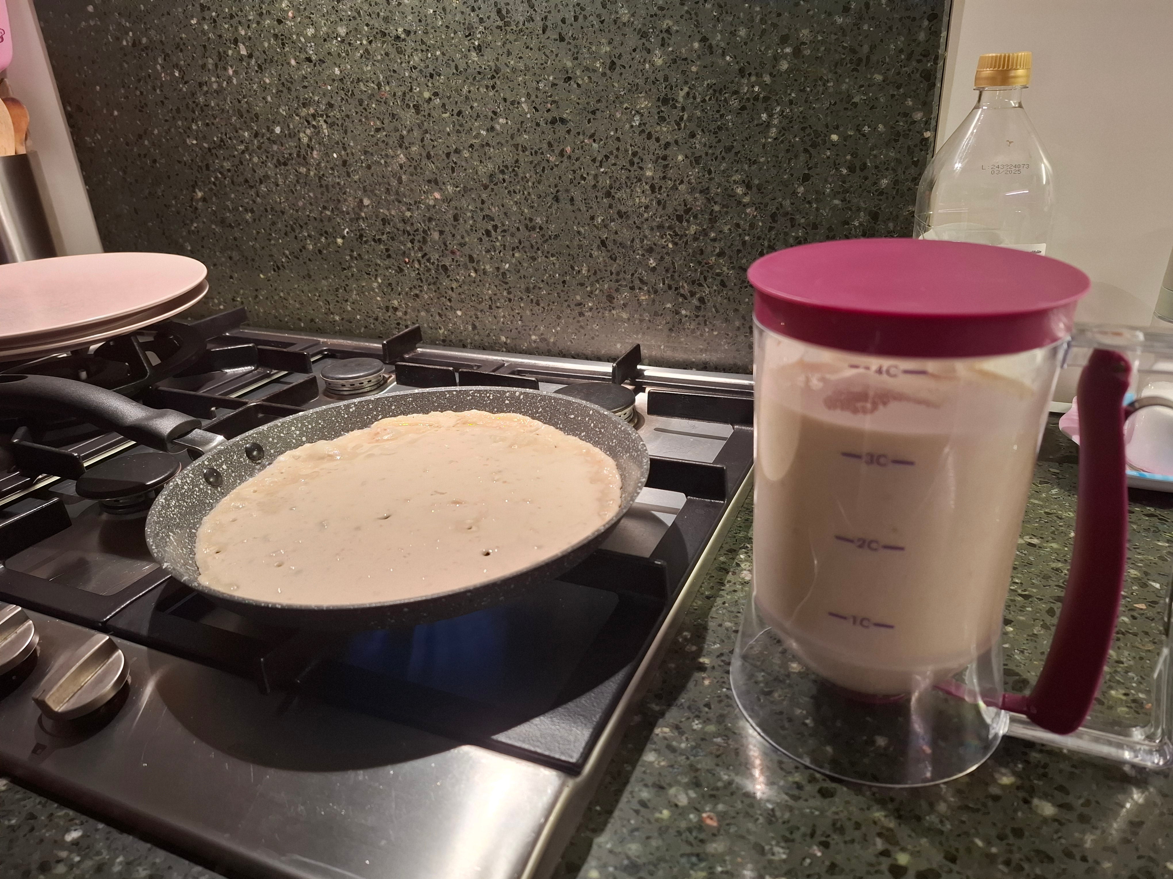 Cake Batter Dispenser with Recipe Box