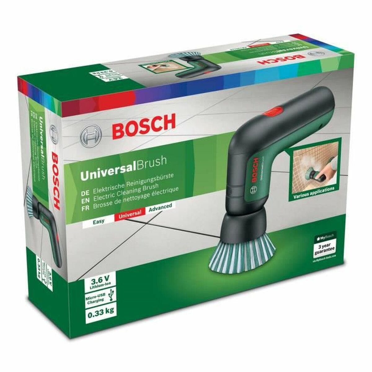 Multi-tool BOSCH Universalbrush USB Brush Black
