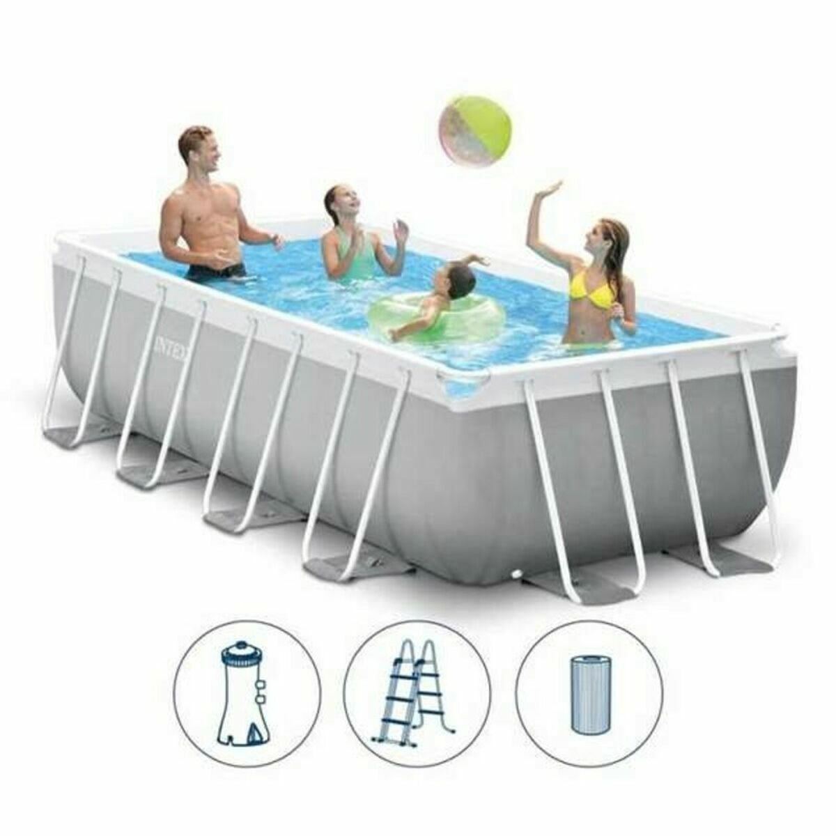 Detachable Pool Intex 400 x 100 x 200 cm