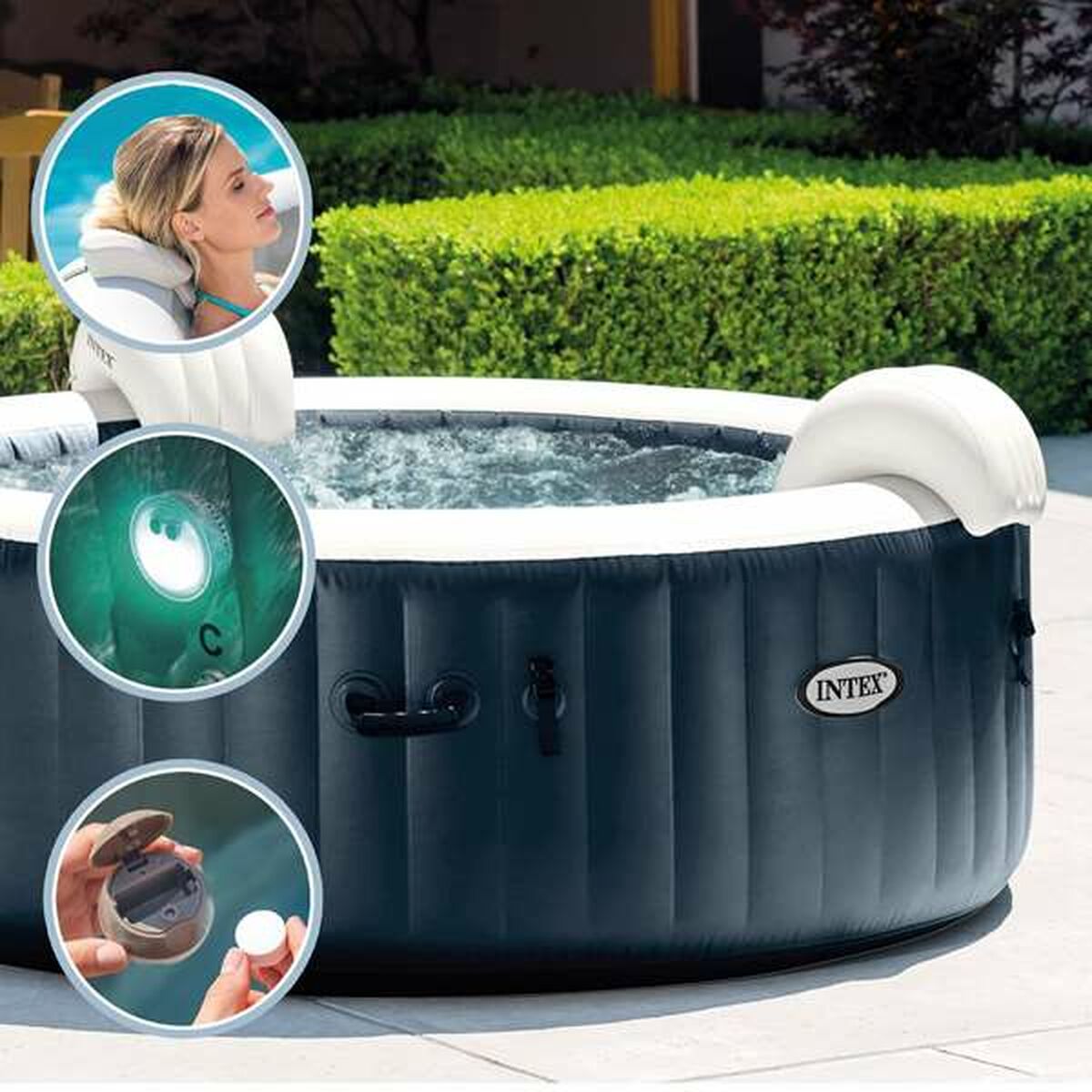 Inflatable Spa Intex Puresoa Burbujas Plus