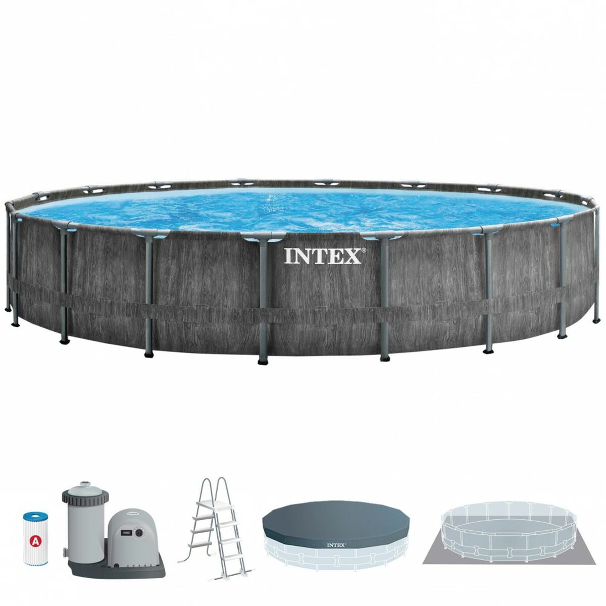 Kivehető medence Intex Baltik 549 x 122 x 549 cm