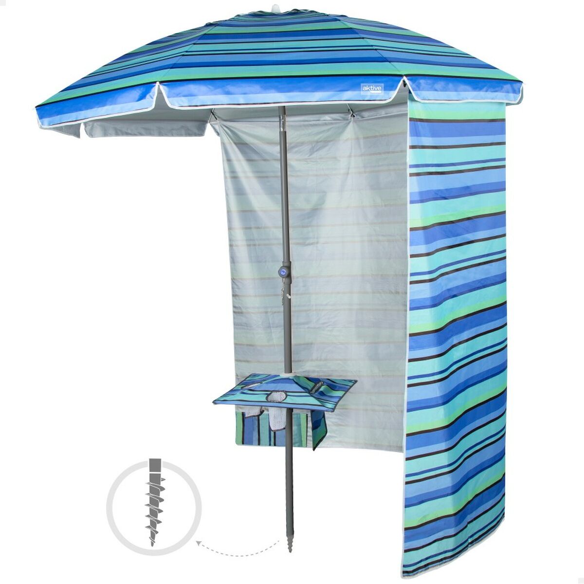 Sunshade Aktive Steel Oxford fabric