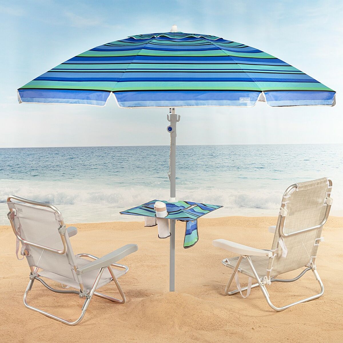 Sunshade Aktive Steel Oxford fabric