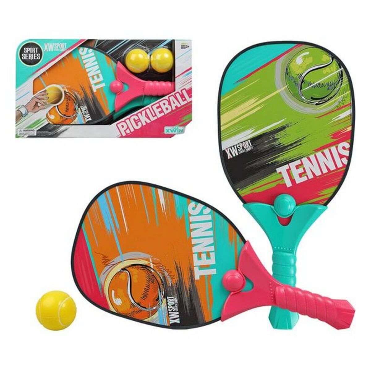 Racquet Set Pickleball Sport (4 pcs)