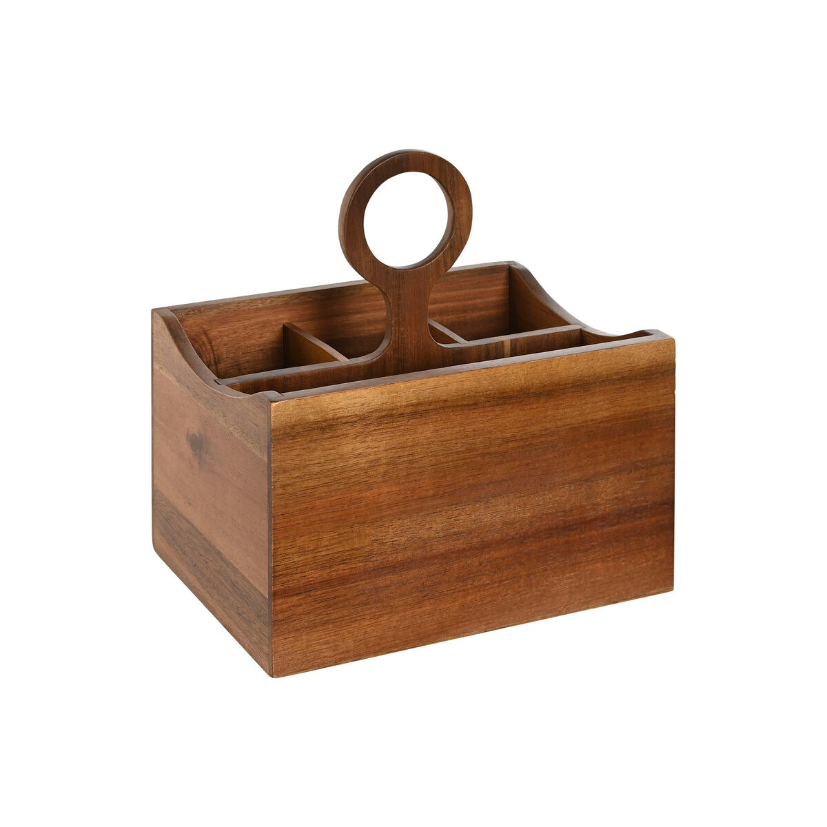 Cutlery basket Home ESPRIT Natural Acacia
