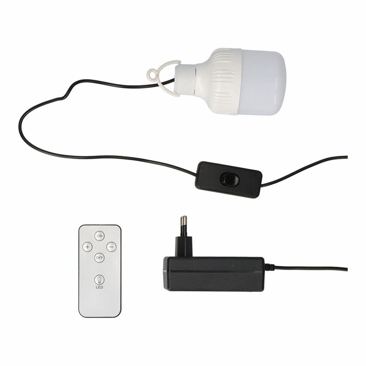Freestanding Fan White Solar