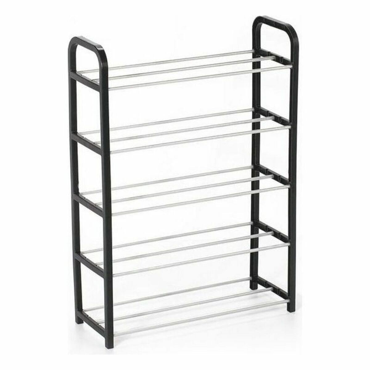 Shoe Rack Confortime 5 Shelves Black