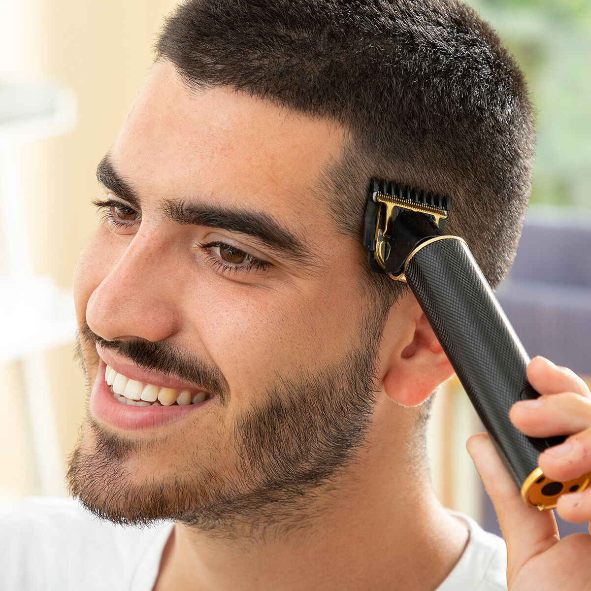 Professional Rechargeable Hair Clipper with Accessories Triher