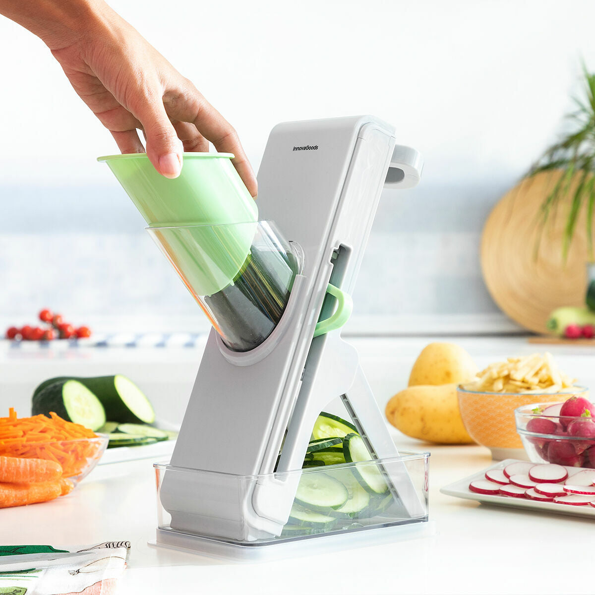 5-in-1 Folding Vegetable Slicer Mandolin