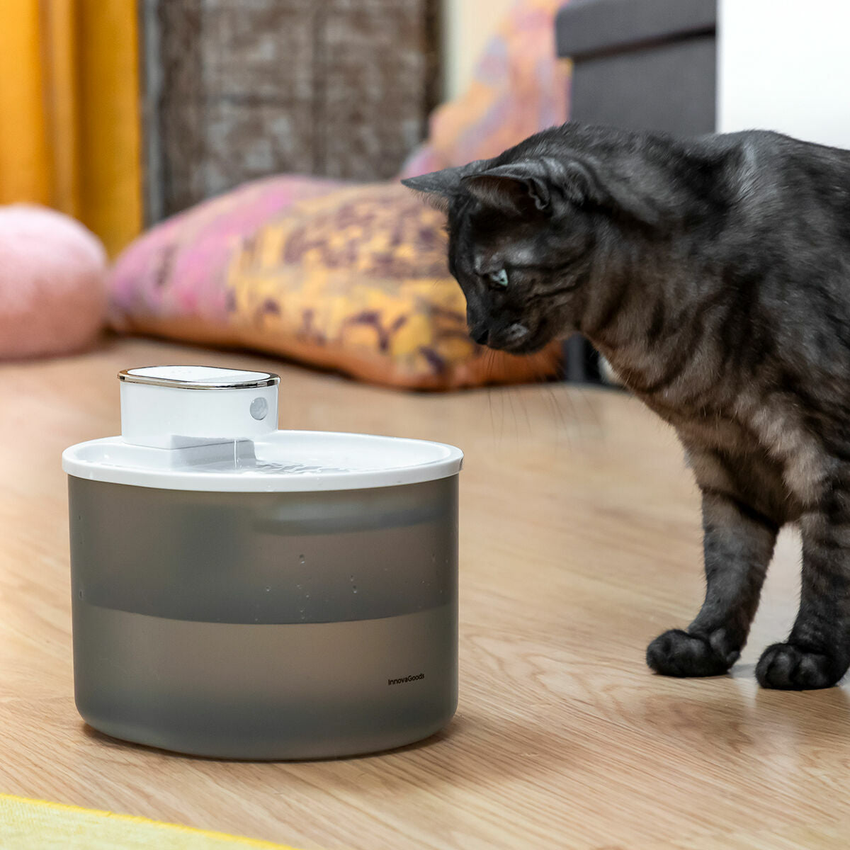 Rechargeable Cat Water Fountain with Sensor