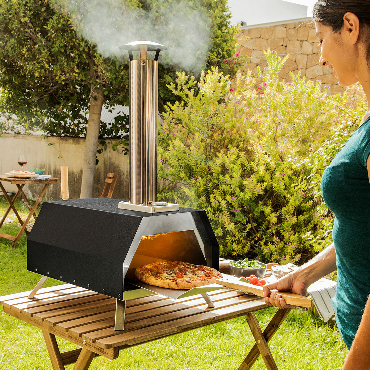 Pellet Pizza Oven with Accessories Pizzahven