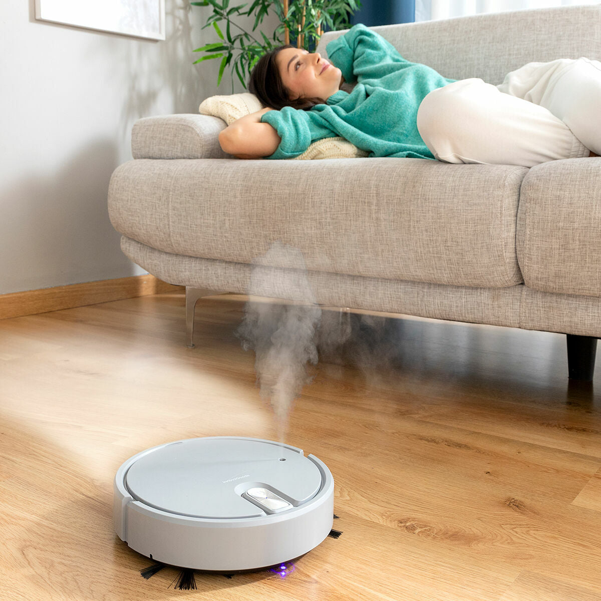 Multifunction 5-in-1 Rechargeable Robot Vacuum Cleaner