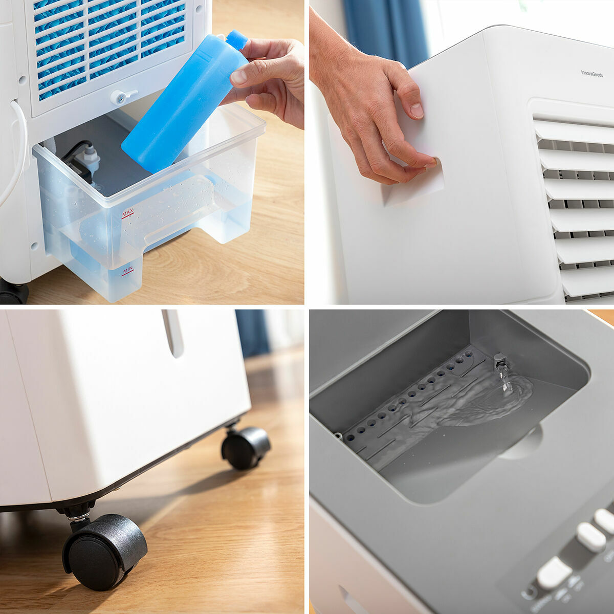 Portable Multifunction Evaporative Air Cooler 5 L 65 W