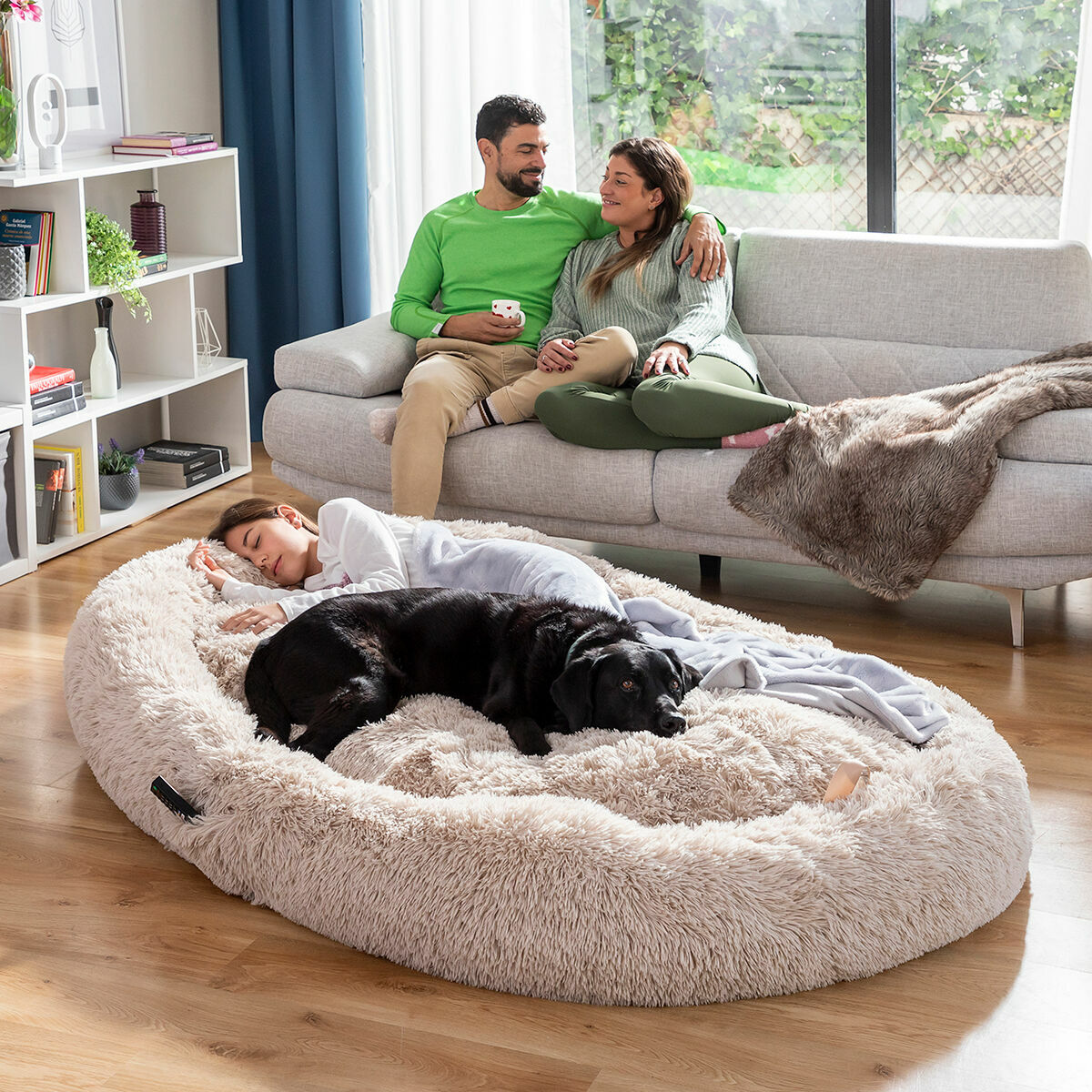 Human Dog Bed XXL Beige