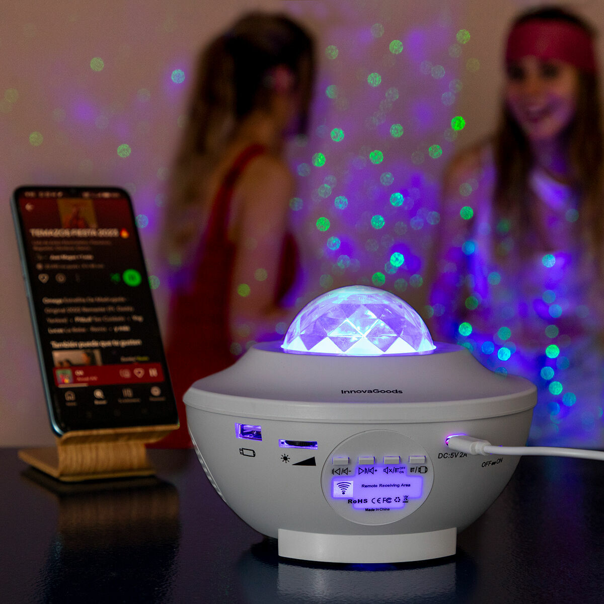 LED Star Projector with Speaker Sedlay