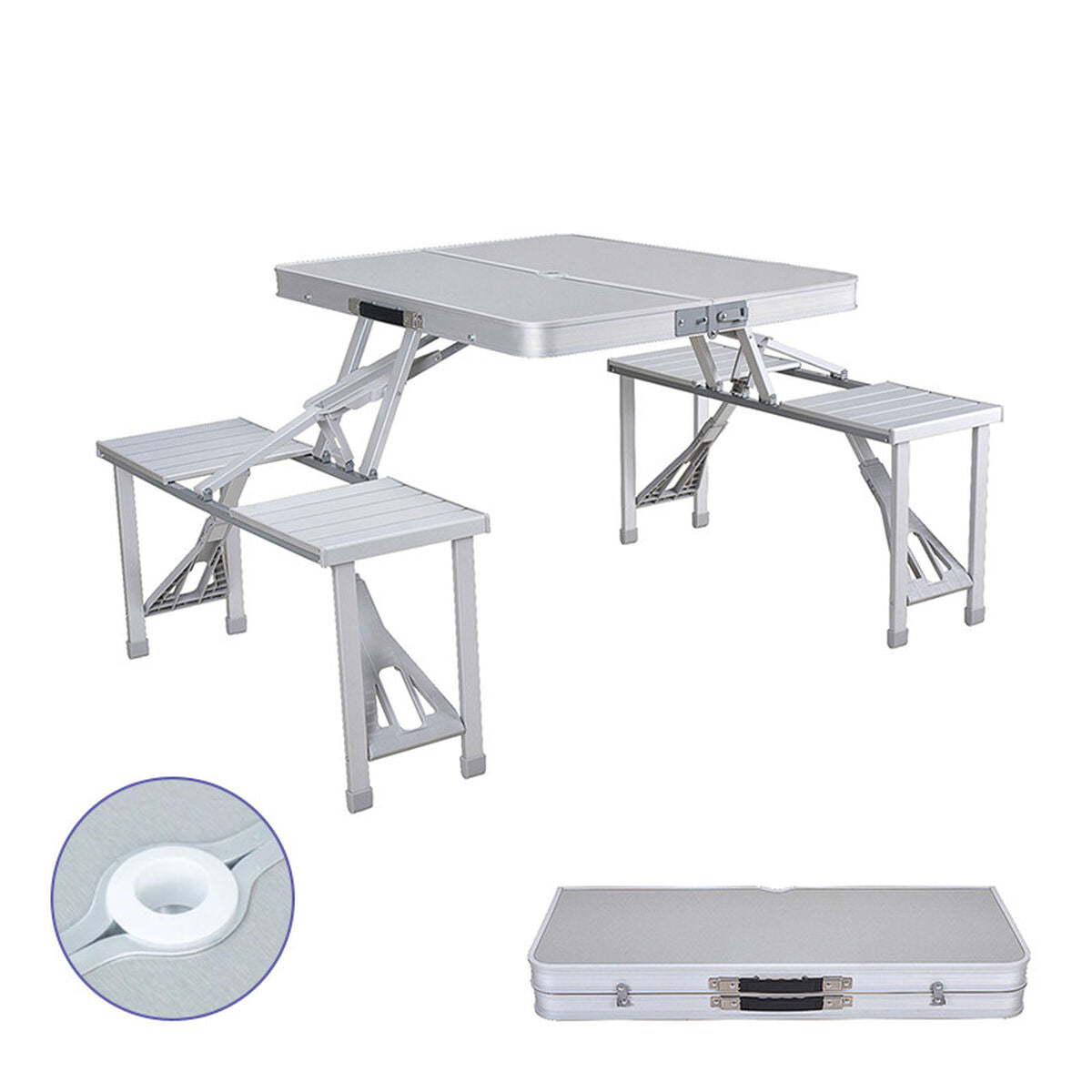 Picnic table Marbueno GreyAluminium