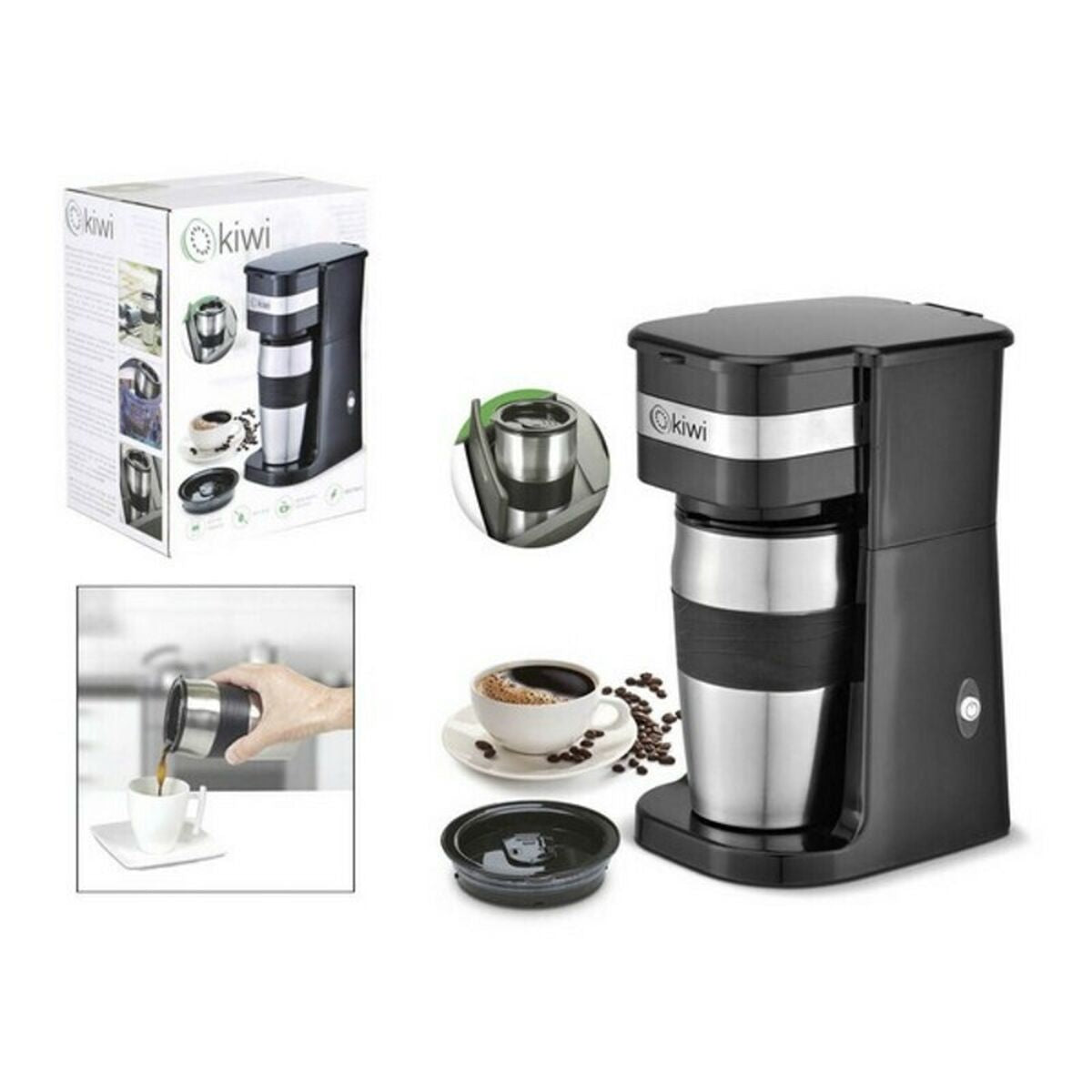 Coffee-maker Kiwi 420ml