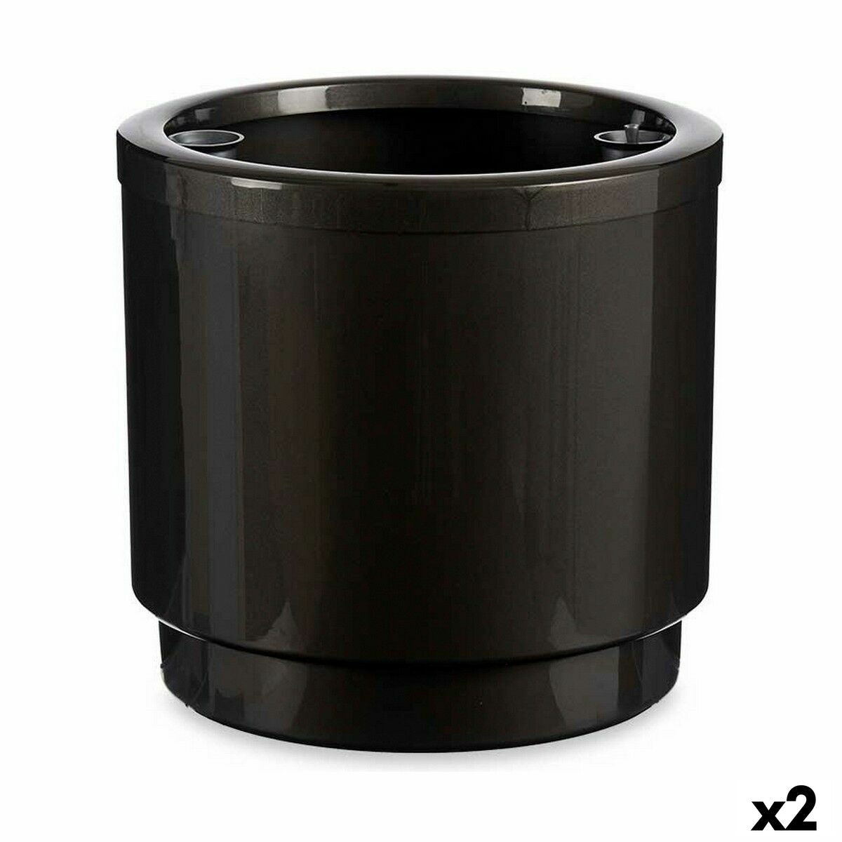 Self-watering flowerpot Ibergarden  Anthracite polypropylene