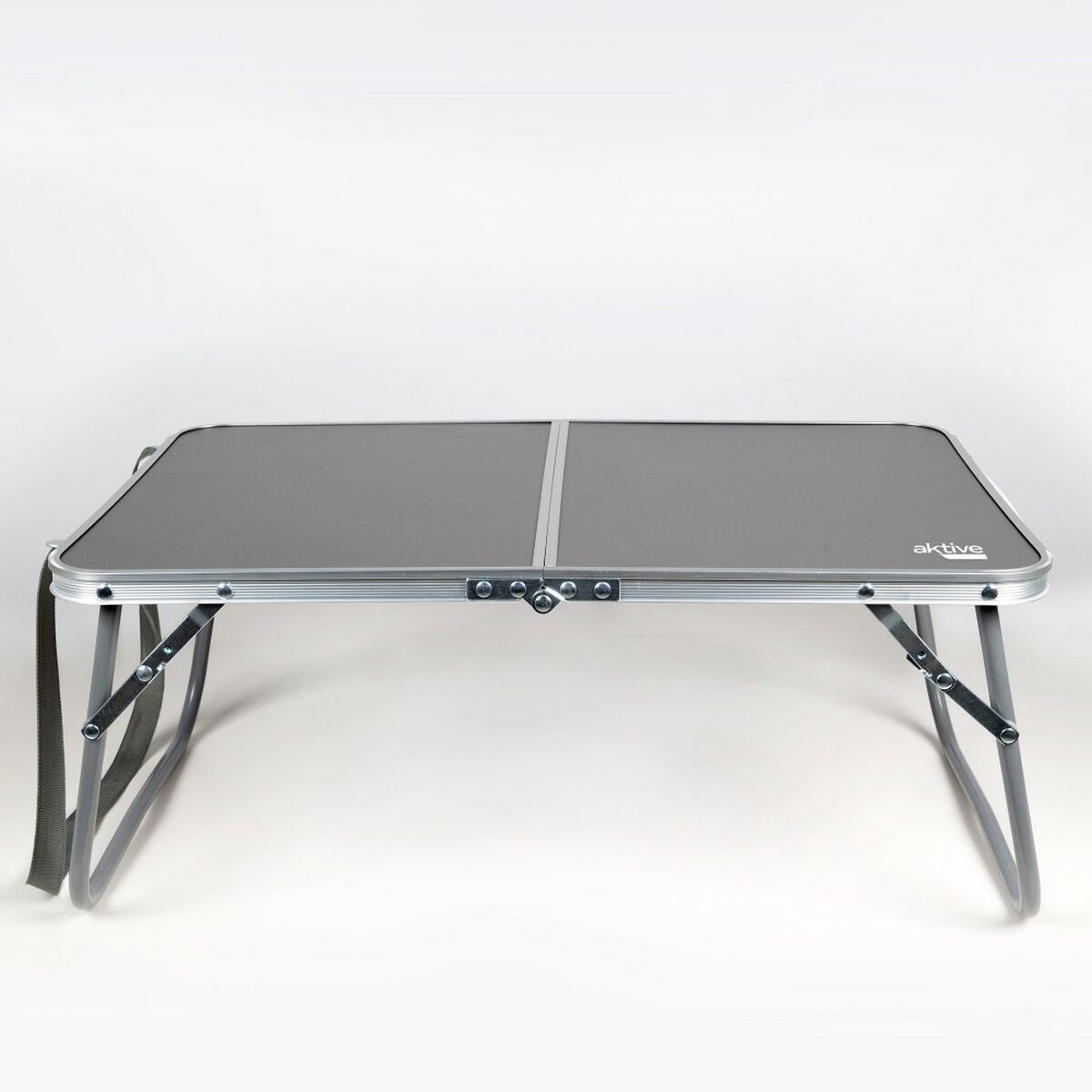 Folding Table Aktive Camping Anthracite 60 x 25 x 40 cm (4 Units)