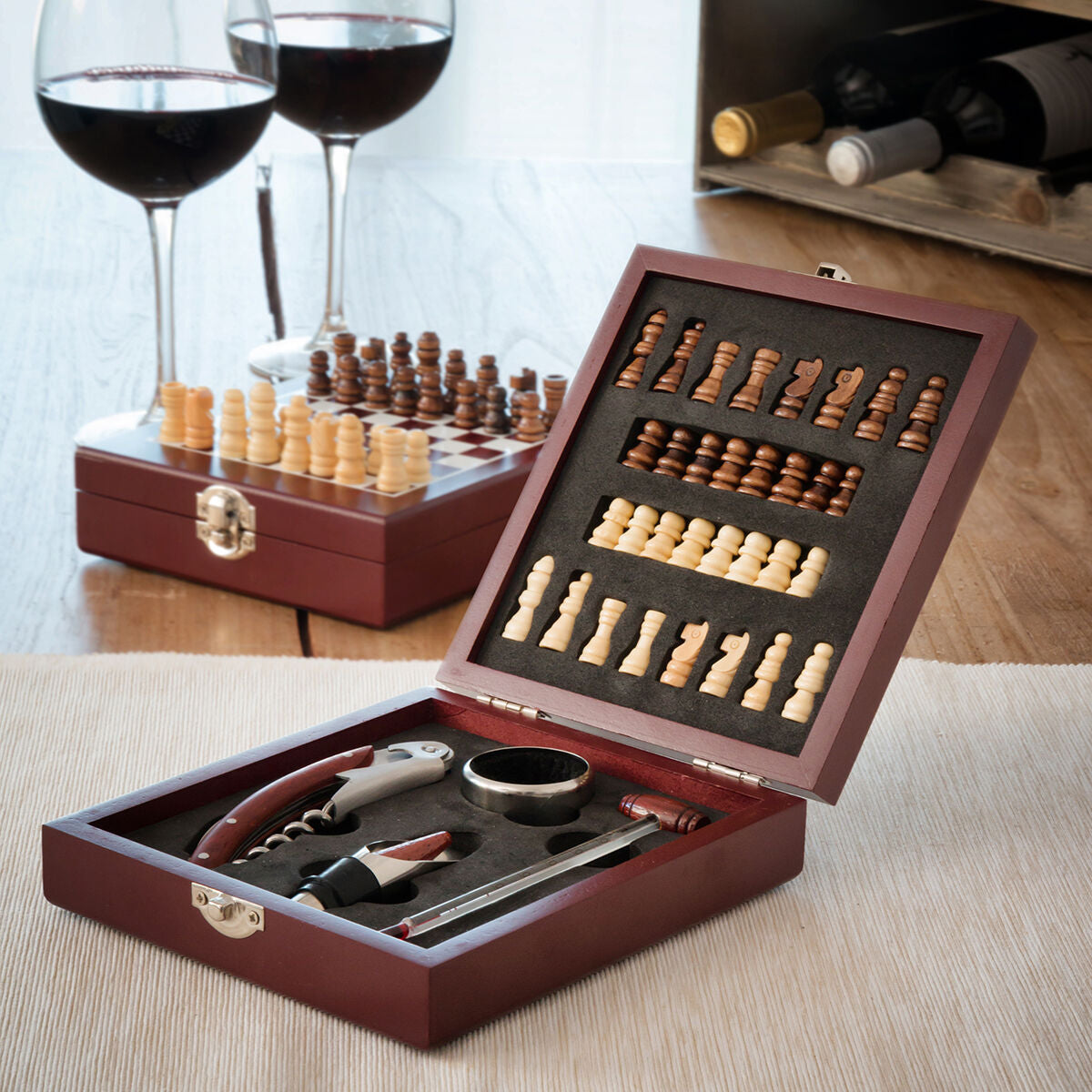 Chess Wine Set 37 Pieces