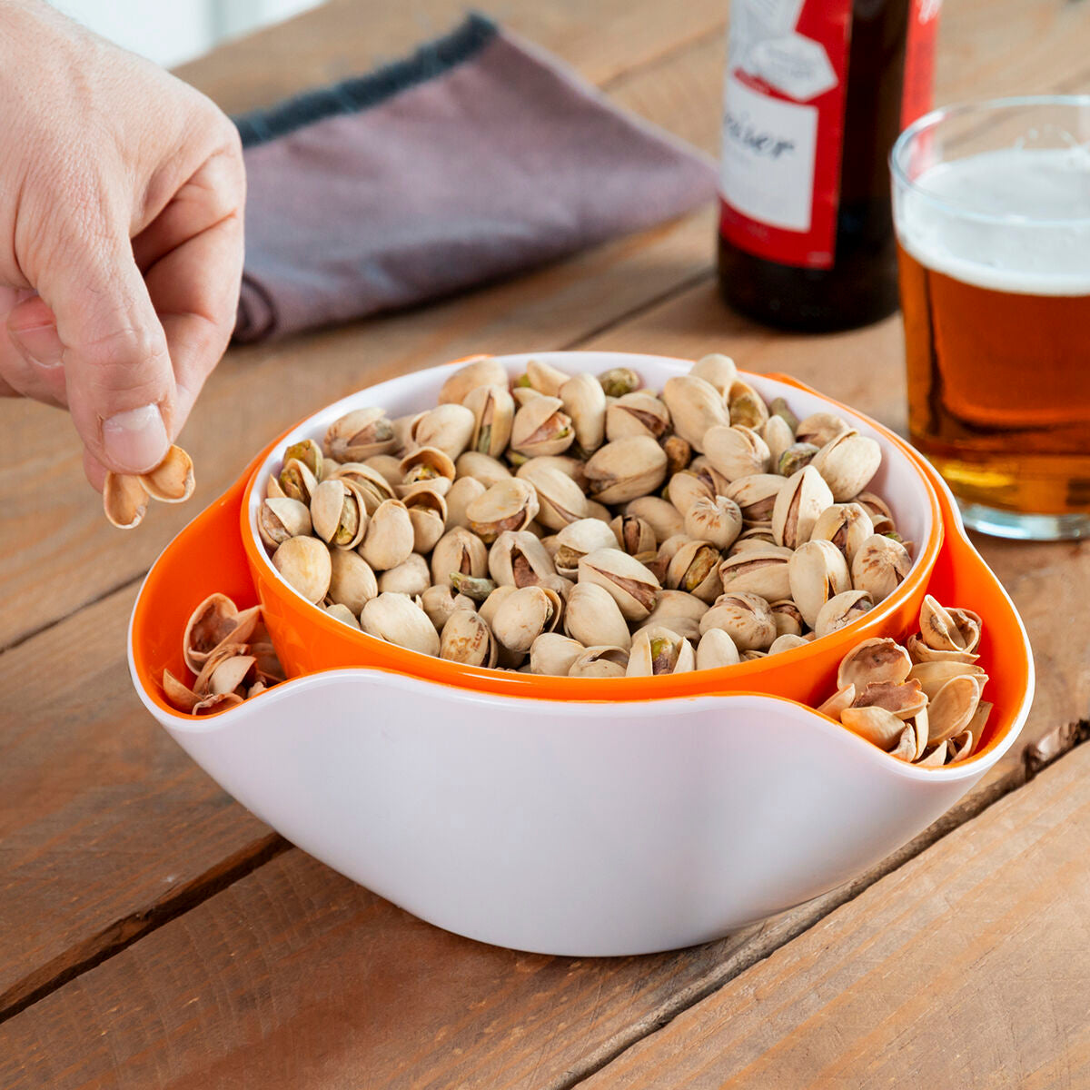 2-in-1 Snack Bowl 2 Pieces