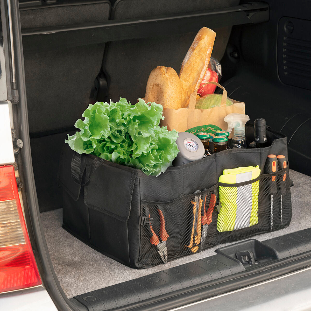 Folding Car Boot Organiser Carry