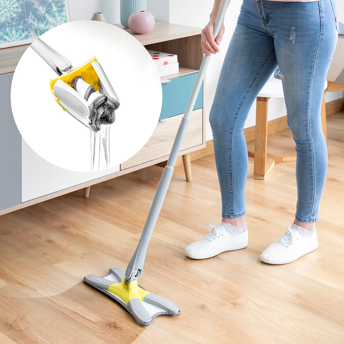 Type X Self-Wringing Microfibre Mop