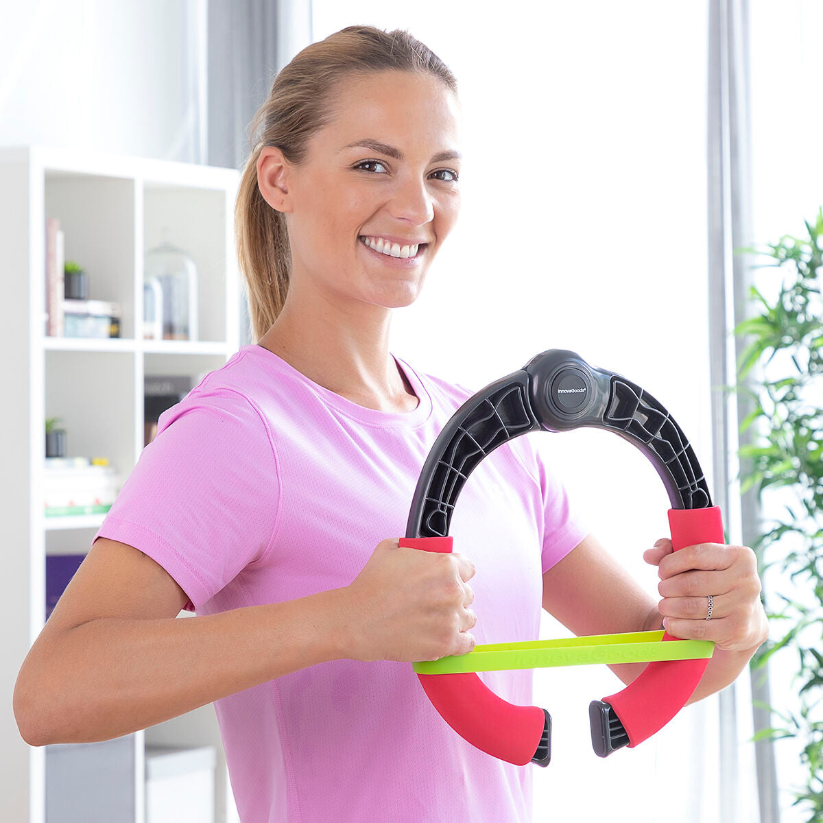 Adjustable Arm Exerciser with Resistance and Exercise Guide