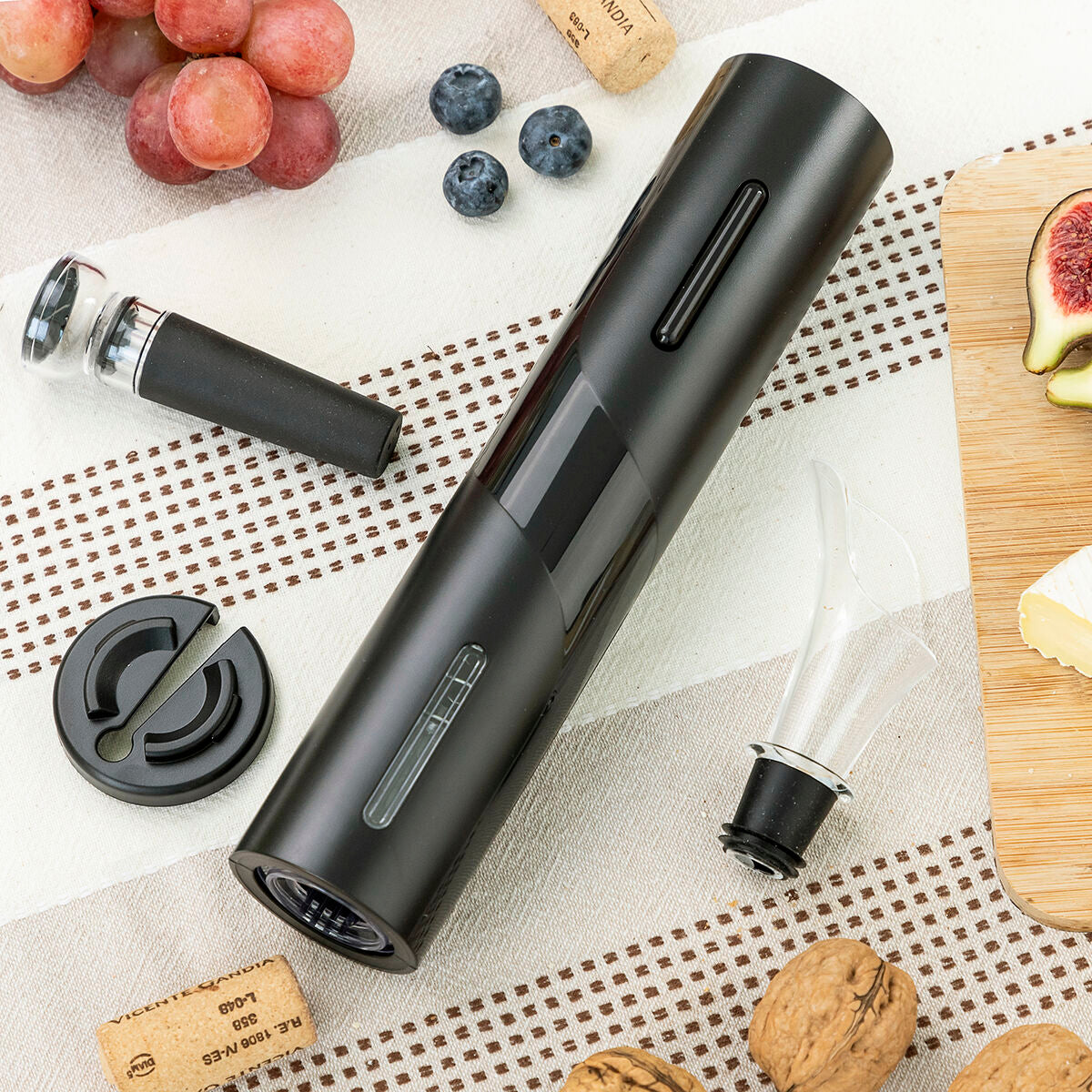 Electric Corkscrew with Accessories for Wine Corking
