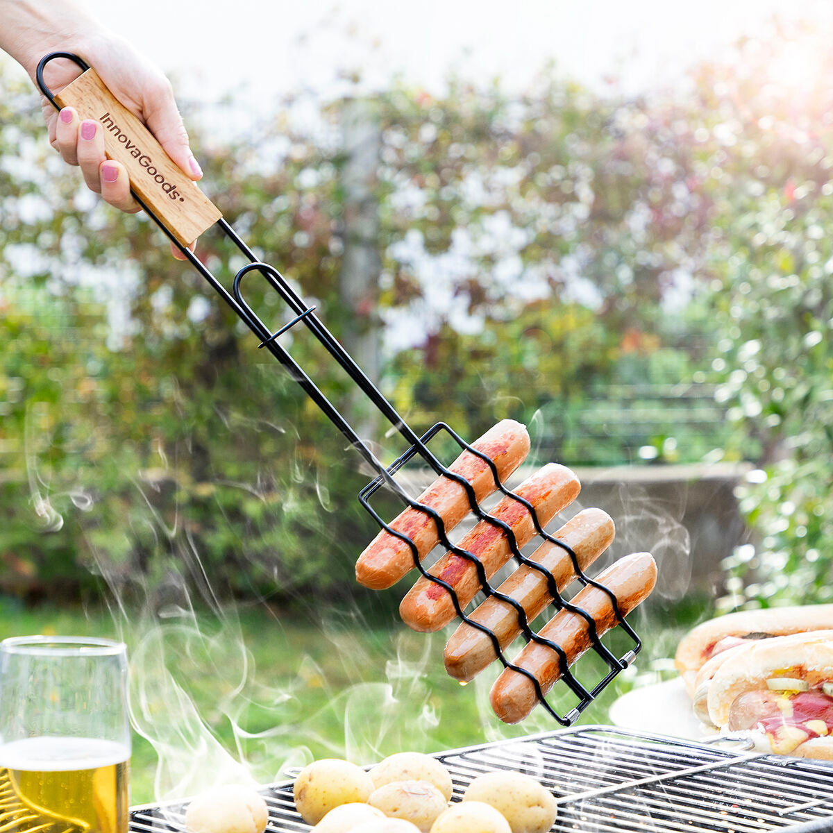 Barbecue Grill for Sausages