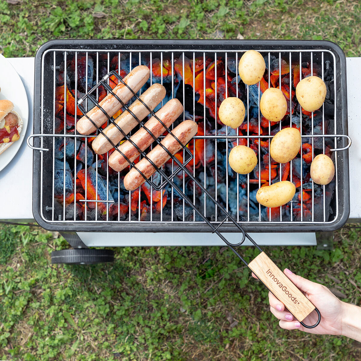 Barbecue Grill for Sausages