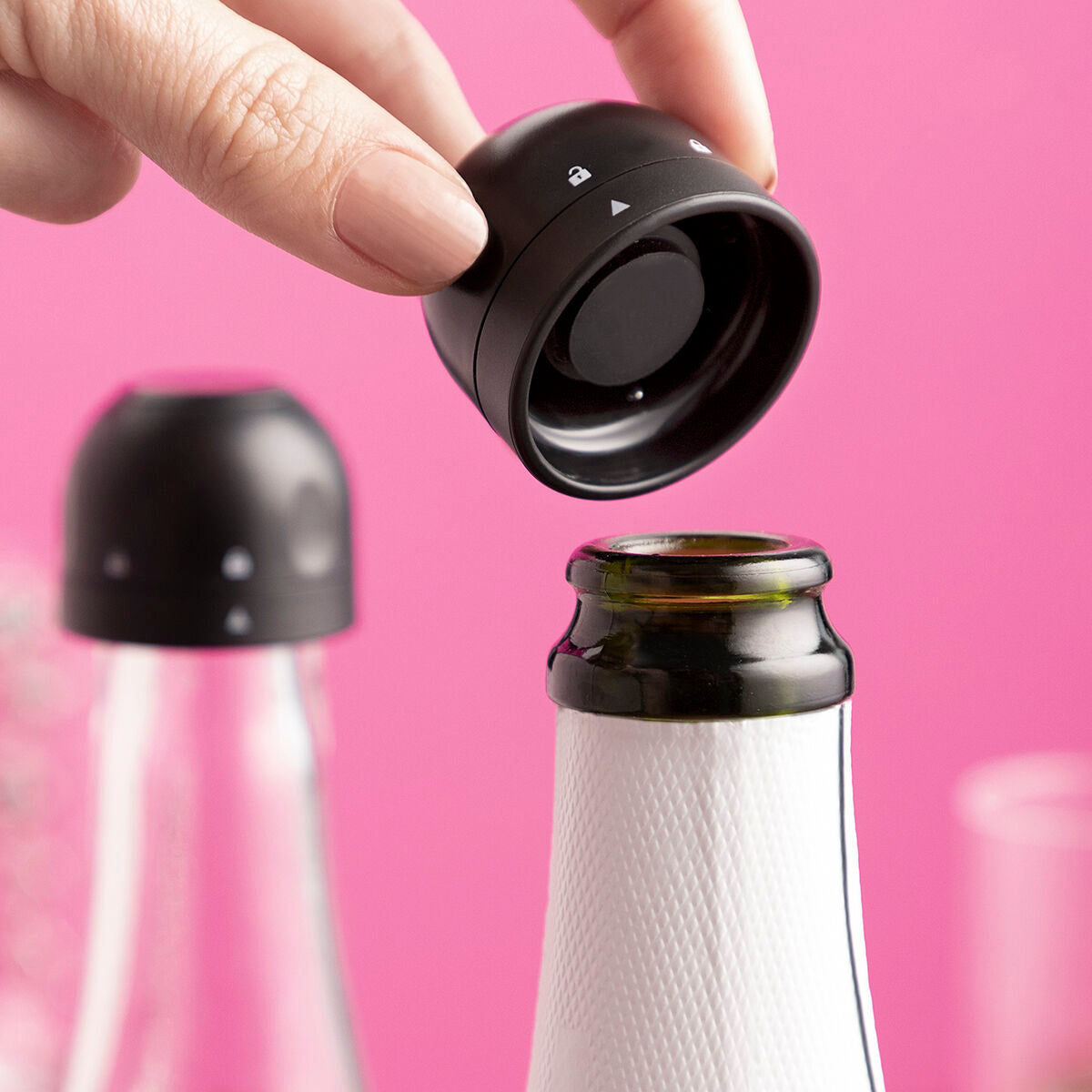 Set of Champagne Stoppers Pack of 2 units