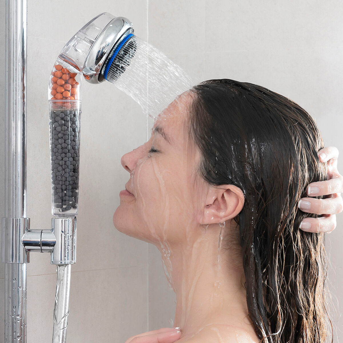 Multifunctionele Minerale Eco-douche met Germanium en Toermalijn