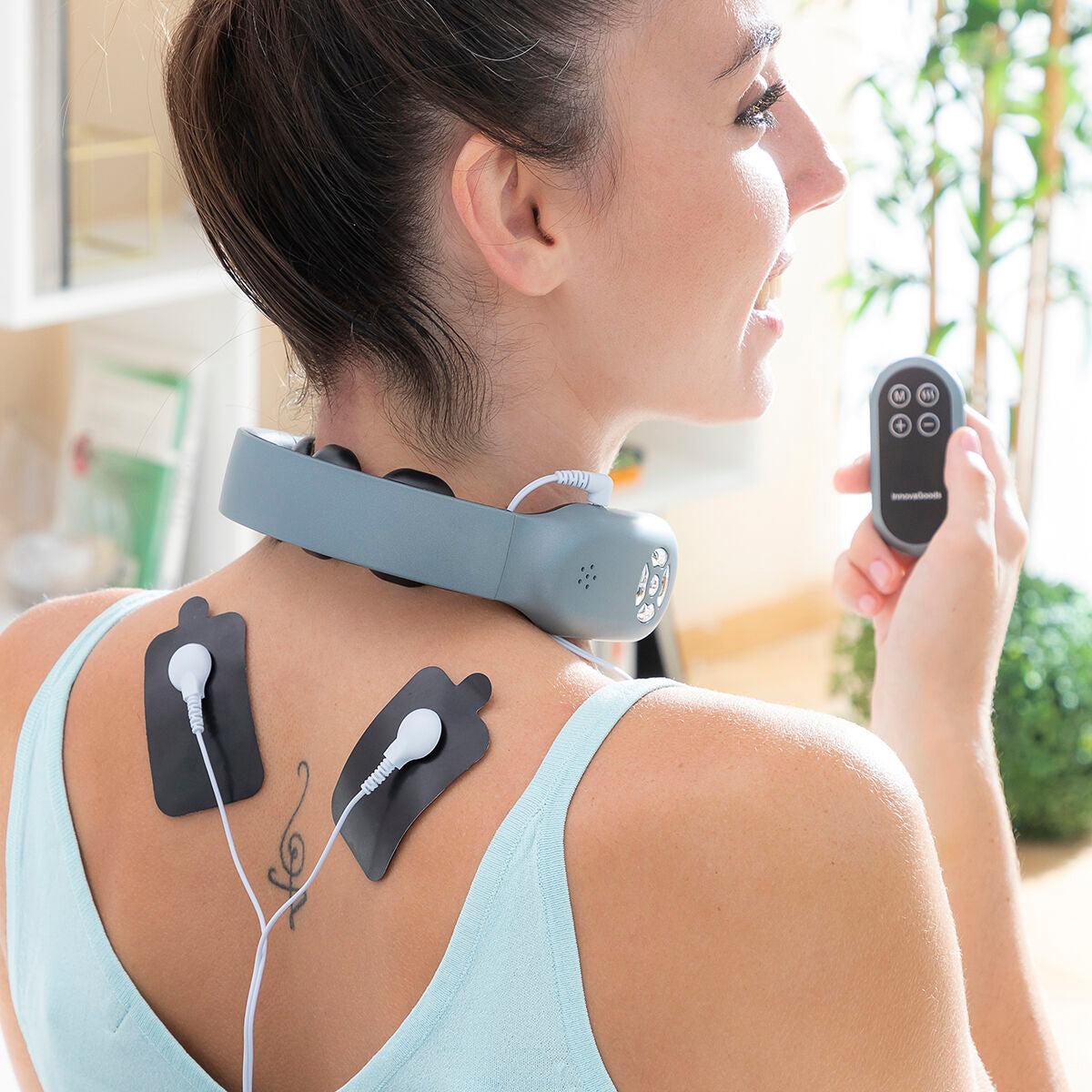 Rechargeable Neck Massager with Remote Control